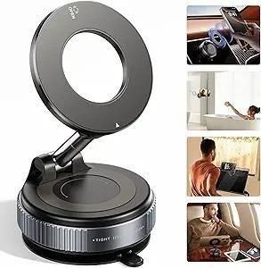 Multi‑Surface Vacuum Suction Magnetic Bracket – Hands‑Free Wall Mount for Phone, Tablet & Accessories
